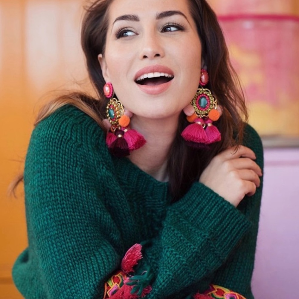 Pakistani Indian mayun haldi sangeet earrings